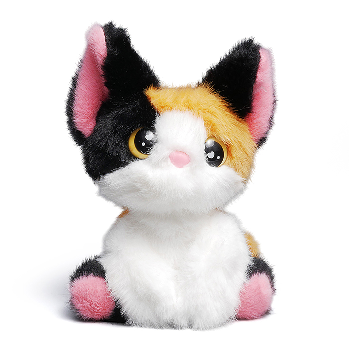 Мягкая игрушка M1695 "Кошка Ириска" 18 см