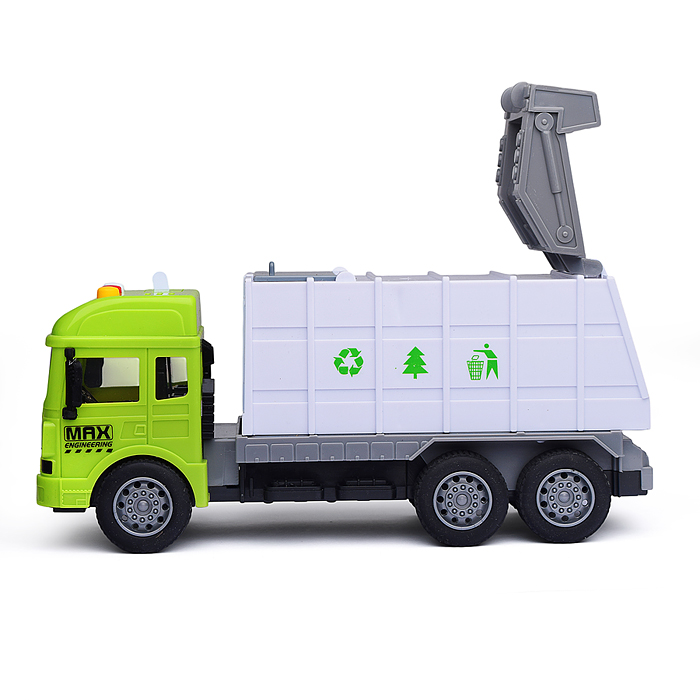 Машина 346-1 "Мусоровоз‑Чистюля" в коробке 