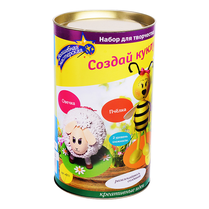 Набор для творчества. Создай куклу "Овечка"