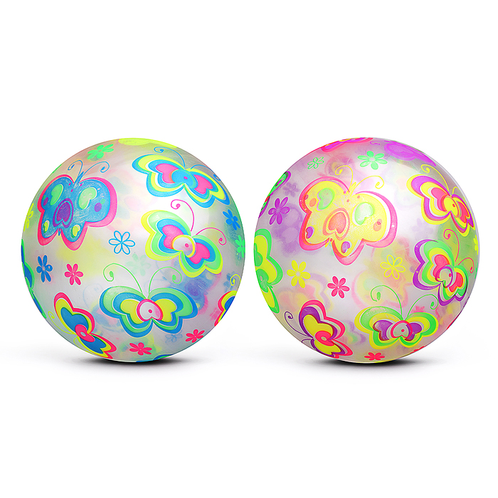 Мяч надувной детский PVC 00-8110 "Яркие бабочки" 22см Мяч надувной детский PVC 00-8110 "Яркие бабочки" 22см