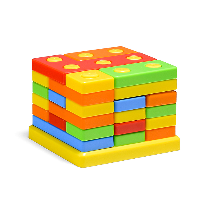 Игрушка развивающая "3D пазл" №1 (23 элемента) (в сеточке)