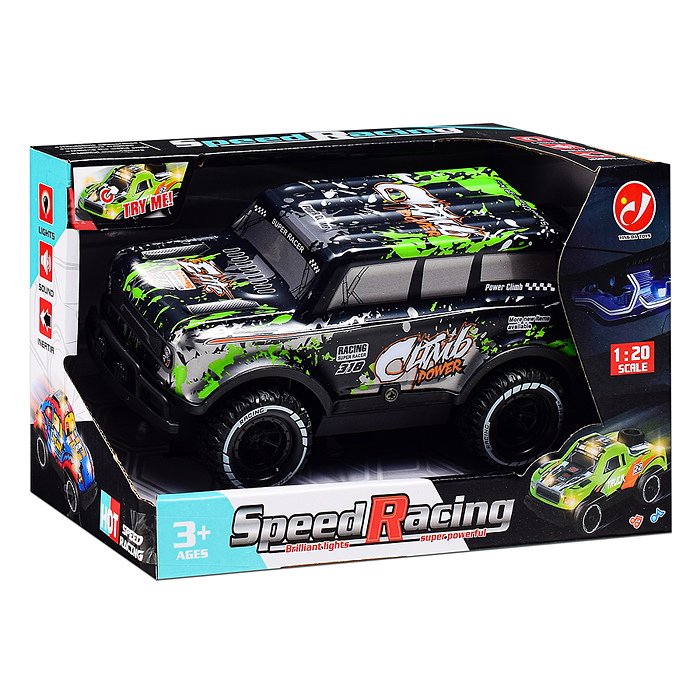 Машина YD080-2 "Скорость дороги" 1:20, свет, звук, в коробке