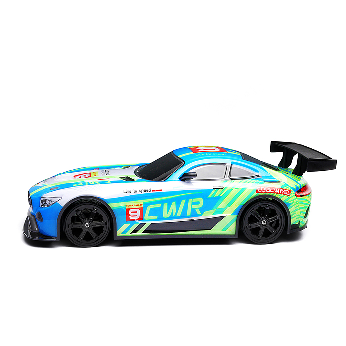 Машина 698-9 "Скоростной вираж" на р/у, 27 MHz, в коробке