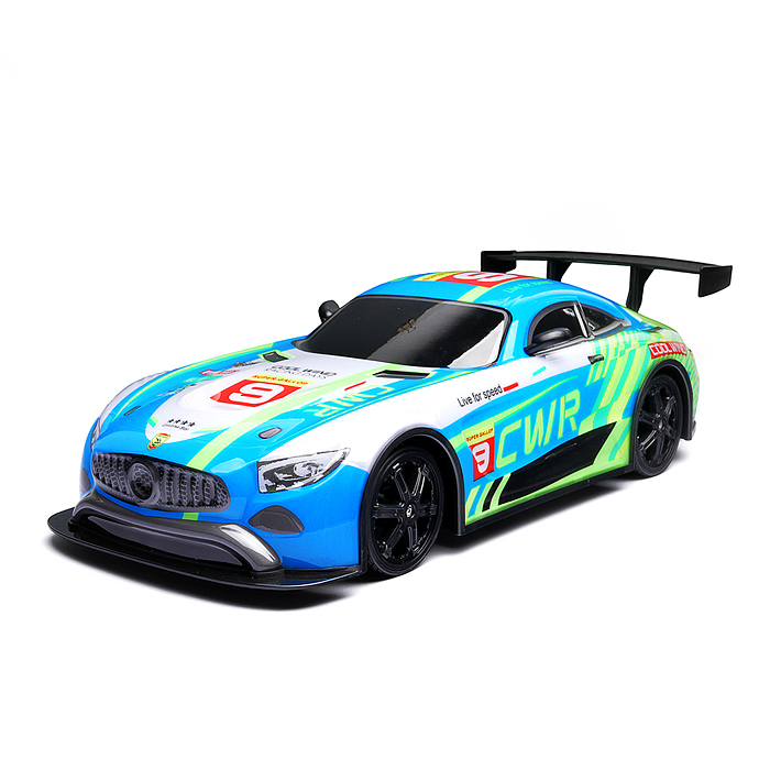 Машина 698-9 "Скоростной вираж" на р/у, 27 MHz, в коробке