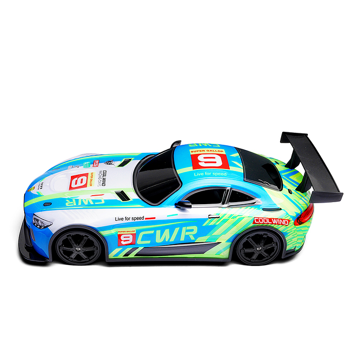 Машина 698-9 "Скоростной вираж" на р/у, 27 MHz, в коробке