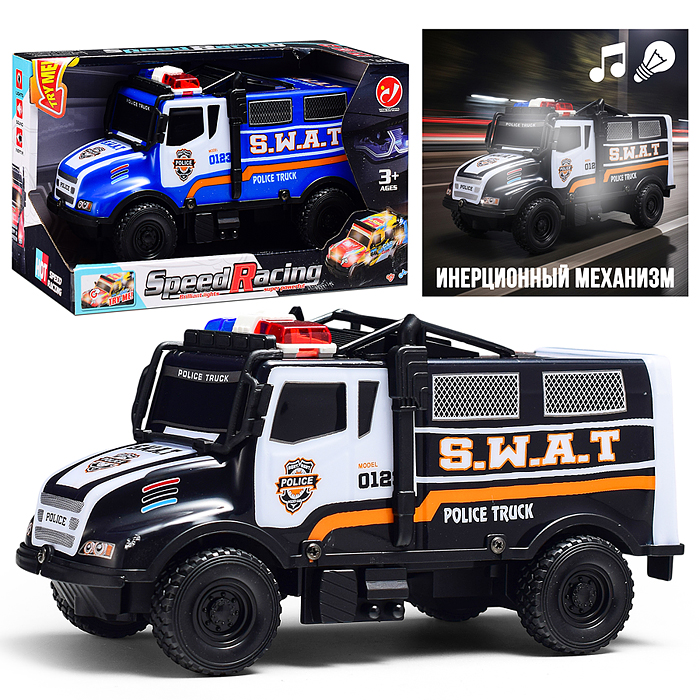 Машина YD085-4 "Перевозчик" 1:18, свет, звук, в коробке Машина YD085-4 "Перевозчик" 1:18, свет, звук, в коробке