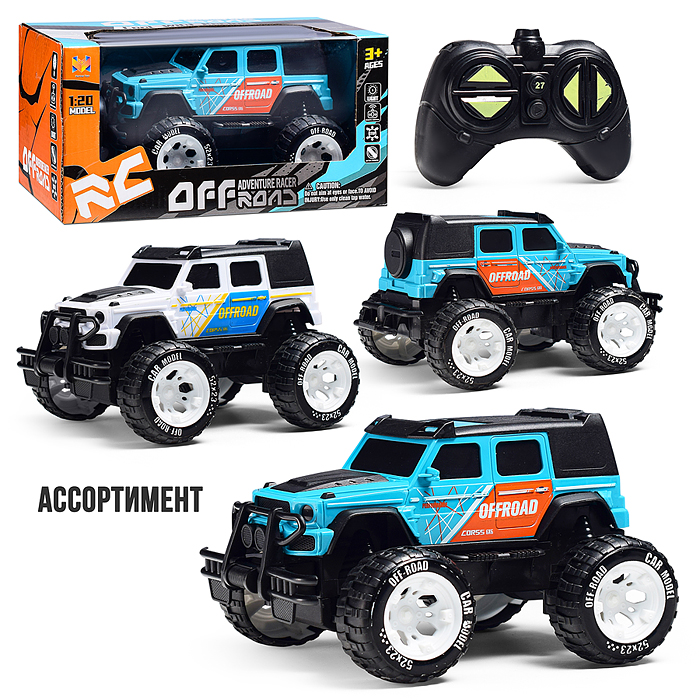 Машина 868-5 "Мега джип" р/у, 27 MHz, в коробке