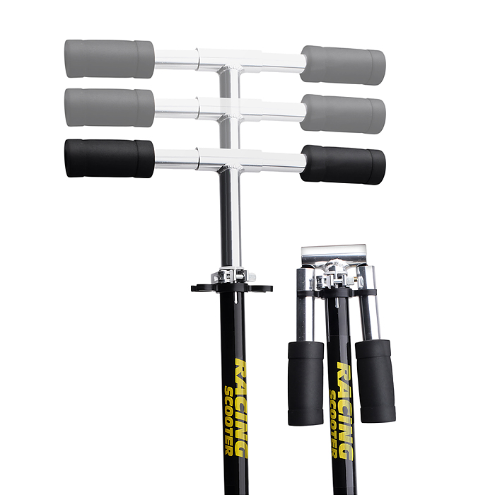 Самокат U038445Y 2-х кол., черный, PU, ABEC 7, в коробке