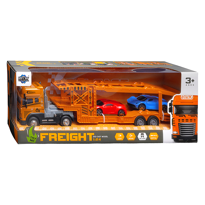 Машина KLX800-4A "Транспортер" 1:24 (свет,звук) в коробке