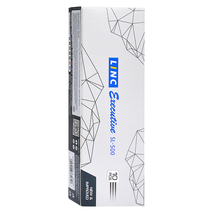 Ручка гелевая Executive SL 0,55 мм черный кругл. корп. грип