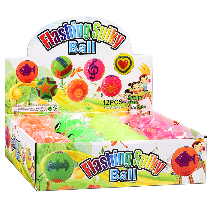 Игрушка-пищалка 00-8171 "Смайлик" в коробке