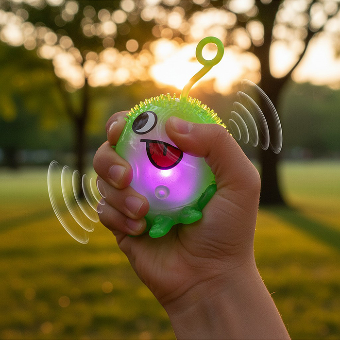 Игрушка-пищалка 00-8171 "Смайлик" в коробке