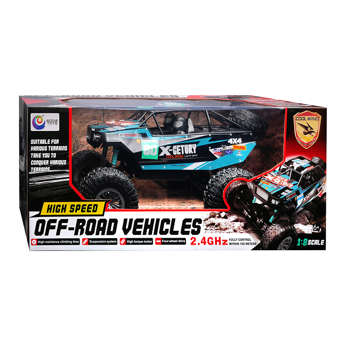 Машина XP999-1A "Дорожный воин" на р/у, 27 MHz, в коробке