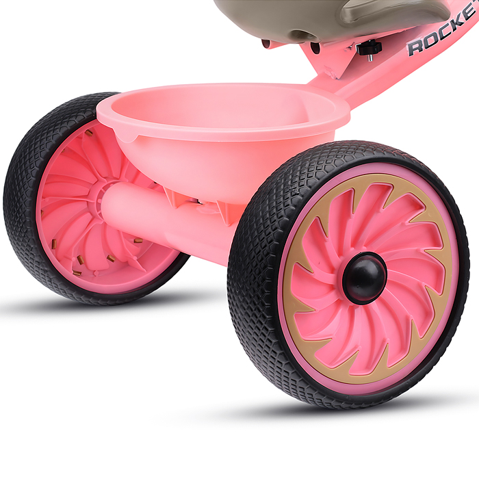 Фото к товару Велосипед MLX-107-PK 3-х колесный, розовый Велосипед MLX-107-PK 3-х колесный, розовый