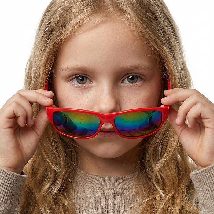 Фото к товару Очки детские 00-8140 "Игра солнца" Очки детские 00-8140 "Игра солнца"