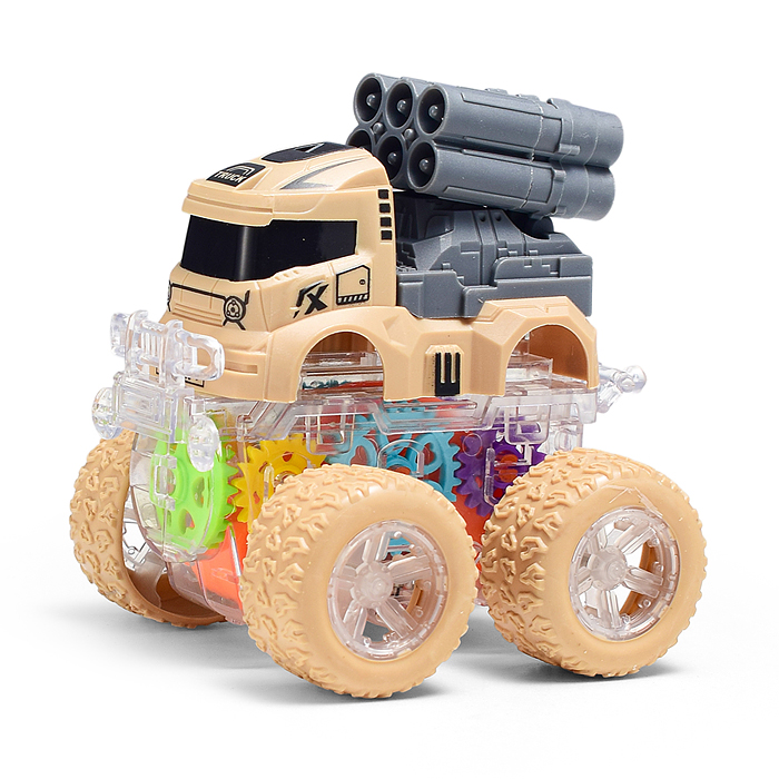 Машина YM-1101A "Военный трюк" в коробке