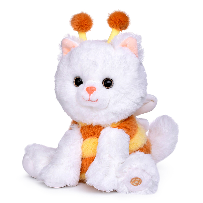 Кот 933-180E "Пчелёнок" на батарейках, в коробке