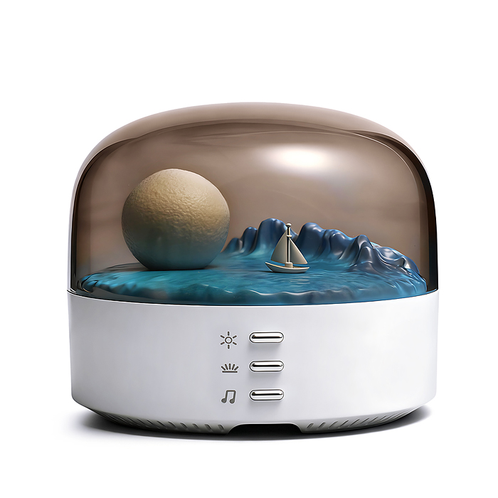 Фото к товару Светильник-колонка YX-03 "Луна" (с Bluetooth) в коробке Светильник-колонка YX-03 "Луна" (с Bluetooth) в коробке