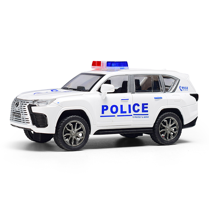 Машина YM-9932B "Полицейский джип" (свет, звук) в коробке