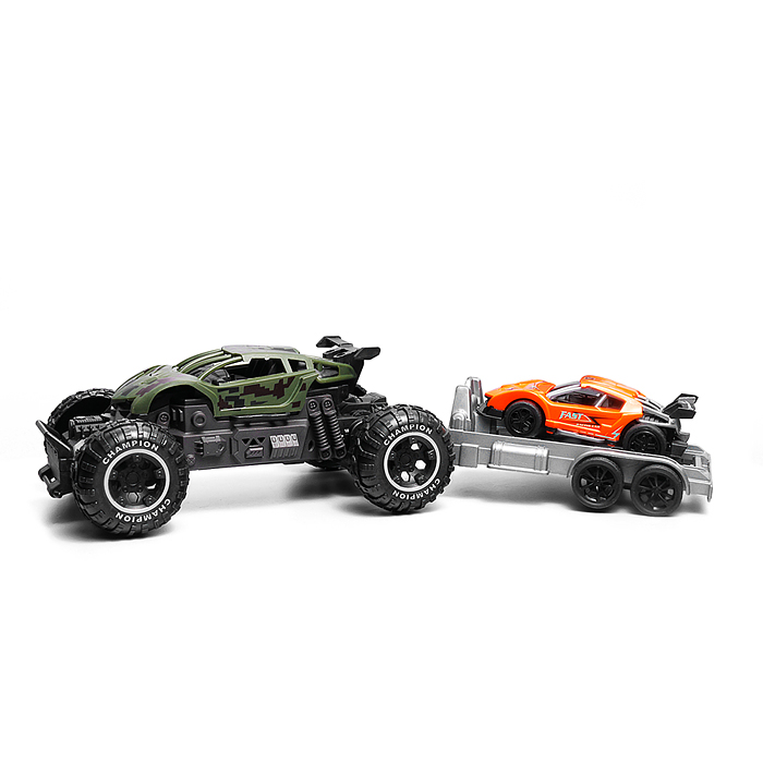 Машина 869-39-2M "Вездеход с прицепом 5" р/у, 27 MHz, в коробке