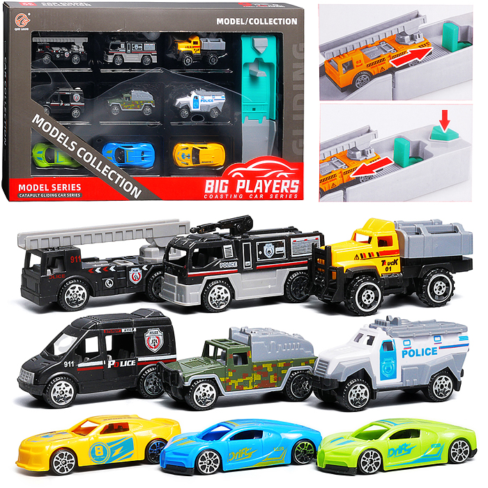 Набор машин 382-1 "Военный патруль" в коробке