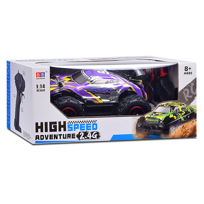 Машина 11515 "Громоход" р/у, 27 MHz. (свет, звук) в коробке