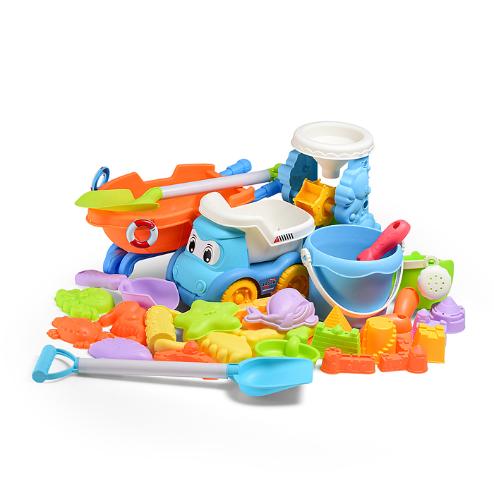 Фото к товару Набор для игры в песке W218-47 "Пляжные приключения" в сетке (30 предметов) Набор для игры в песке W218-47 "Пляжные приключения" в сетке (30 предметов)