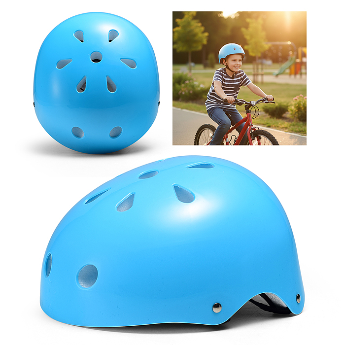 Защитный шлем U026170Y "Цветок" (цвет бирюзовый)