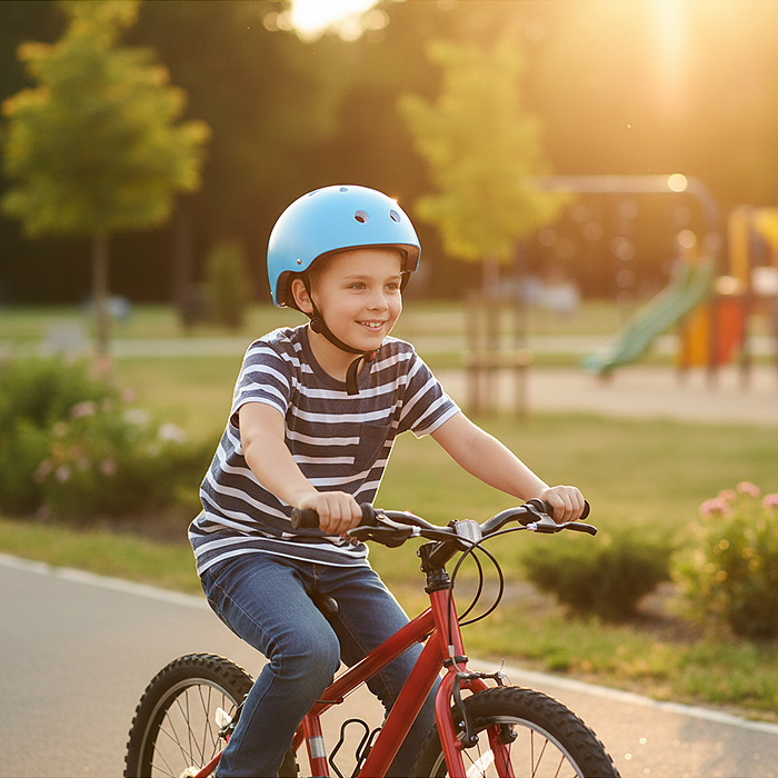 Защитный шлем U026170Y "Цветок" (цвет бирюзовый)