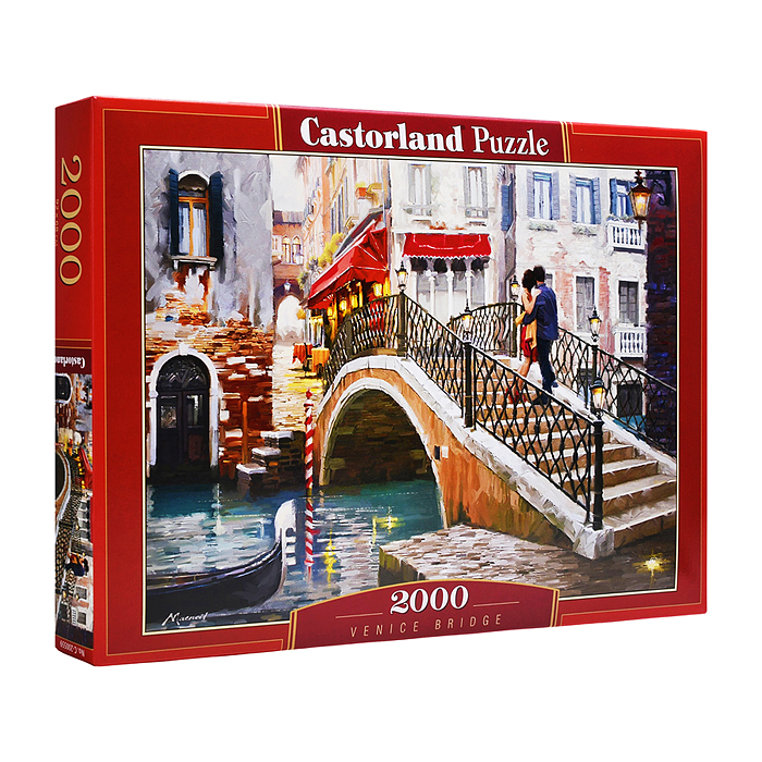 Пазлы 2000 "Мост, Венеция"
