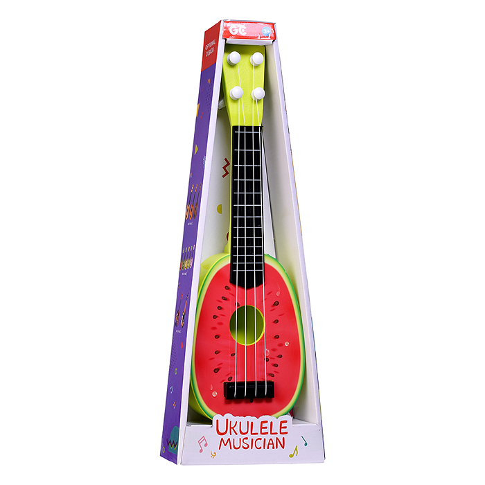 Фото к товару Гитара 77-06B "Сочные фрукты" в коробке Гитара 77-06B "Сочные фрукты" в коробке