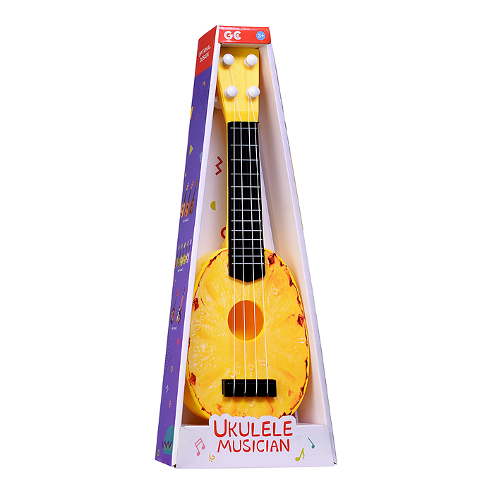Фото к товару Гитара 77-06B "Сочные фрукты" в коробке Гитара 77-06B "Сочные фрукты" в коробке