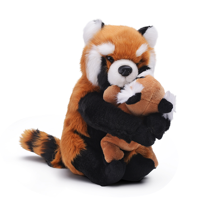 Красная Панда с малышом, 25 см