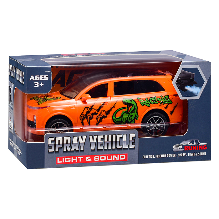 Машина YM-9929B "Неудержимый" (свет, звук) в коробке