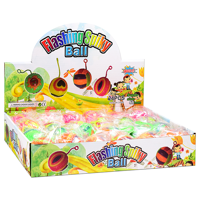 Игрушка-пищалка 00-8178 "Колючая звезда 2" (6,5 см) в коробке