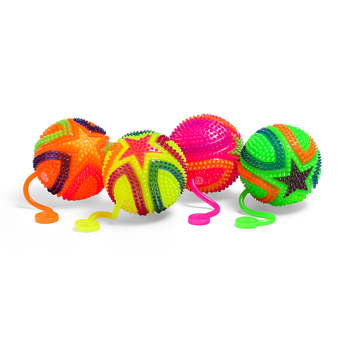 Игрушка-пищалка 00-8178 "Колючая звезда 2" (6,5 см) в коробке