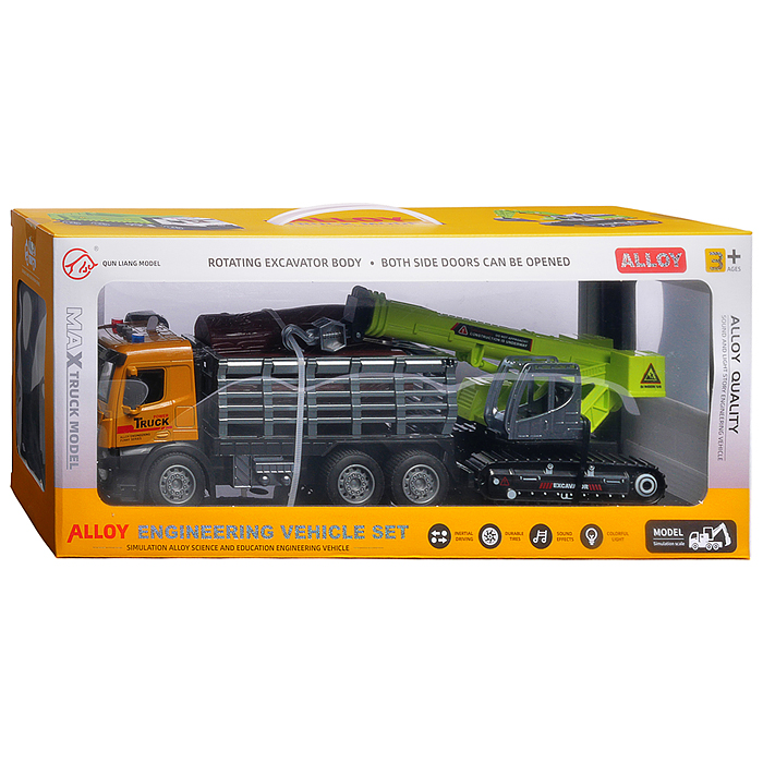 Машина A348-2 "Кран мастер" в коробке