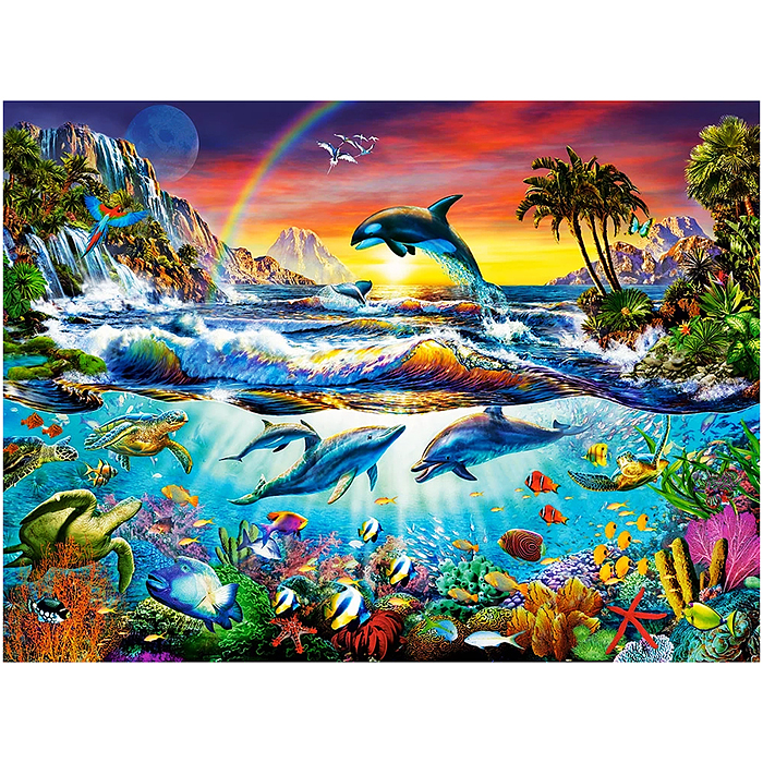 Пазлы 3000 "Райская бухта"