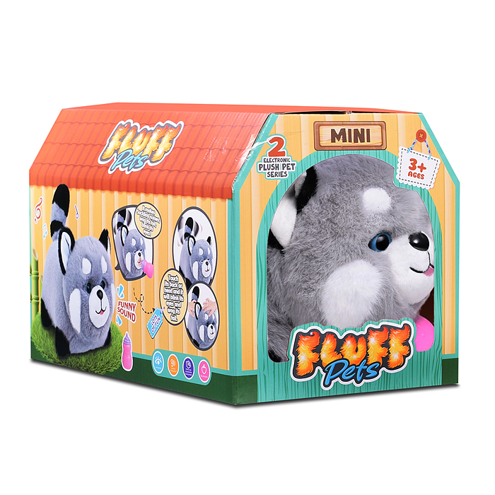 Панда 00-6819 "Пит" (глазки двигаются, поёт и пьёт молоко) в коробке