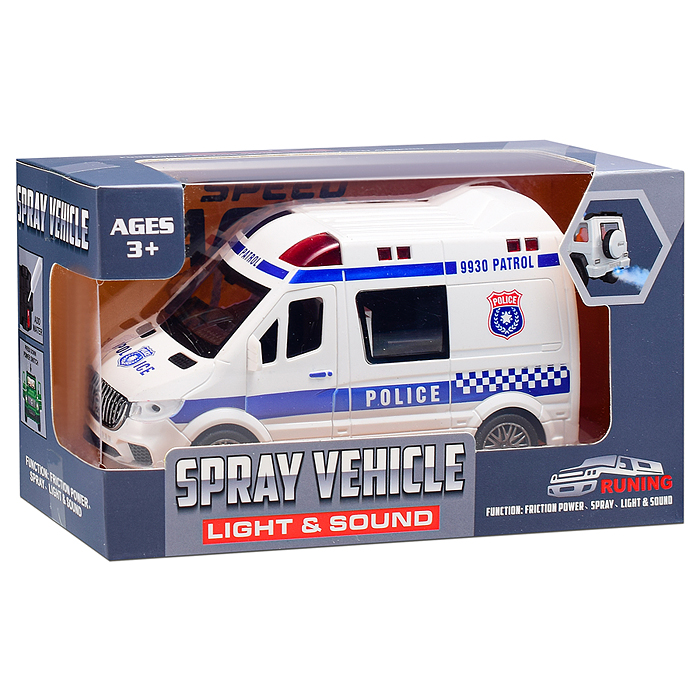 Машина YM-9930B "Медэкспресс" (свет, звук) в коробке