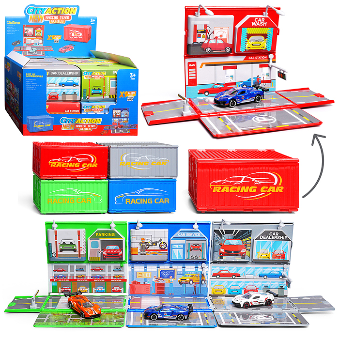 Машина 890-128B "Контейнер" в коробке 