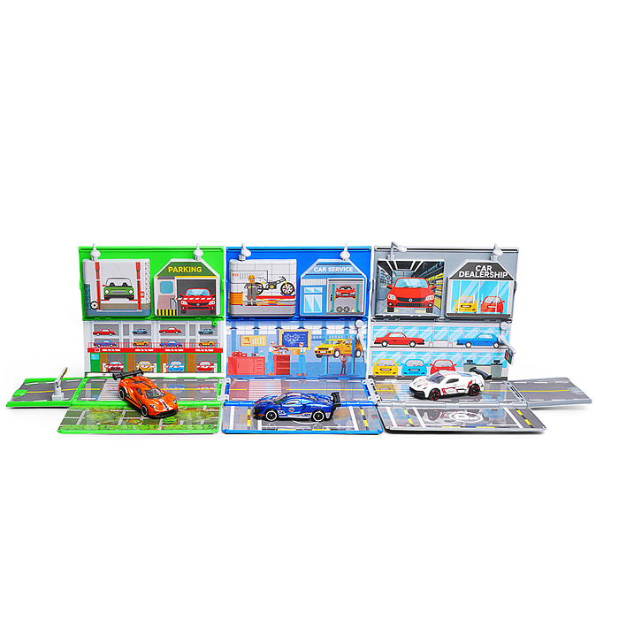 Машина 890-128B "Контейнер" в коробке 