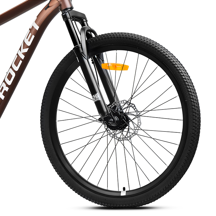 Велосипед 26" Rocket Rower, цвет коричневый, размер 18"