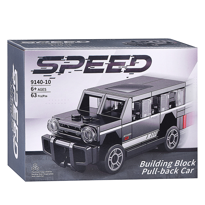 Конструктор 9140-10 "Машинка" (63 дет.) в коробке