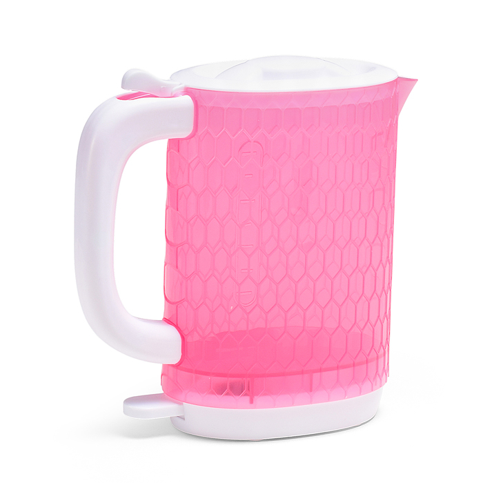 Бытовая техника HJ634 "Электрический чайник с кружками" в коробке (цвет розовый)