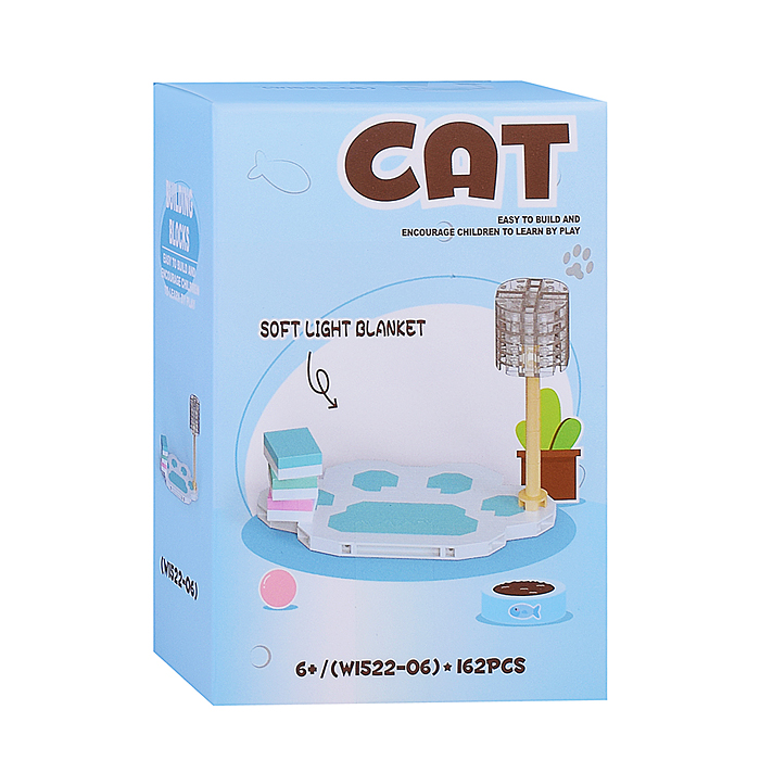 Конструктор W1522 "Забавные кошечки" ( в ассортименте) в коробке