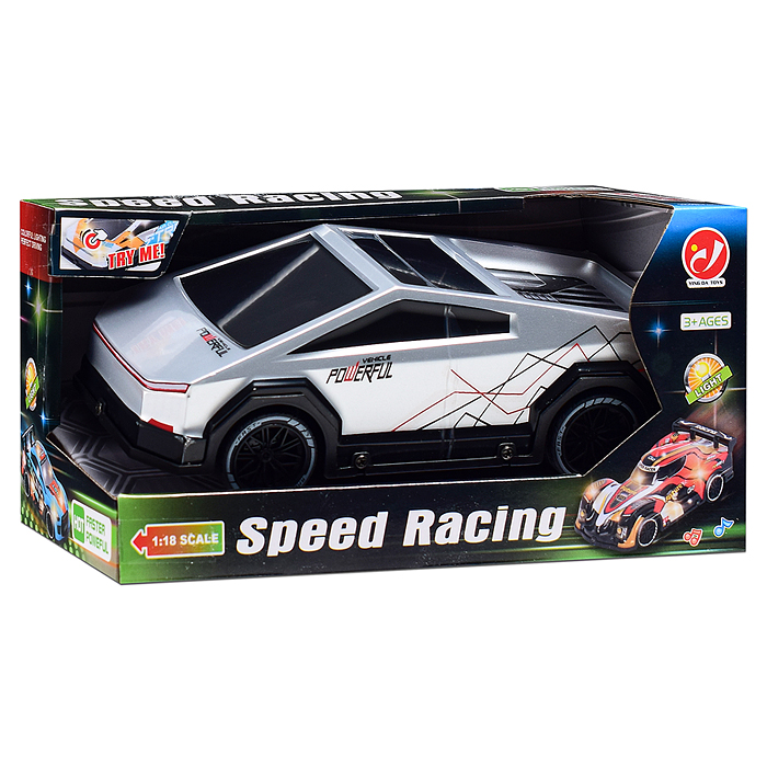 Машина YD082-4 "Скорость дороги" 1:18, свет, звук, в коробке