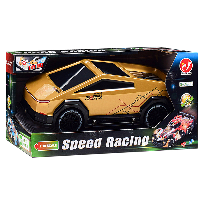 Машина YD082-4 "Скорость дороги" 1:18, свет, звук, в коробке