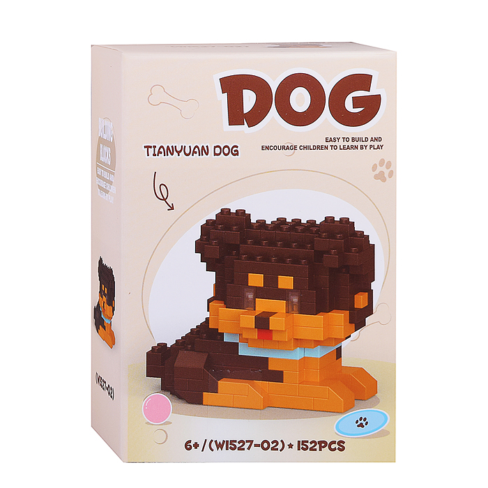 Конструктор W1527 "Мой пушистый друг" (в ассортименте) в коробке