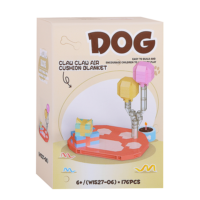 Конструктор W1527 "Мой пушистый друг" (в ассортименте) в коробке